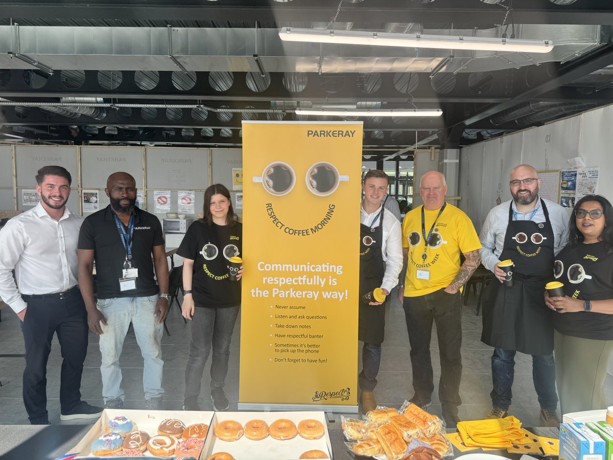 Parkeray's tweet image. That’s a wrap on Respect Week! We ended on a high with coffee mornings at Leadenhall St &amp;amp; Buckingham Palace Rd. Huge thanks to our site teams &amp;amp; leadership for making it special. Respect isn’t just for a week—it’s how we work, every day.

 #RespectWeek #CoreValues