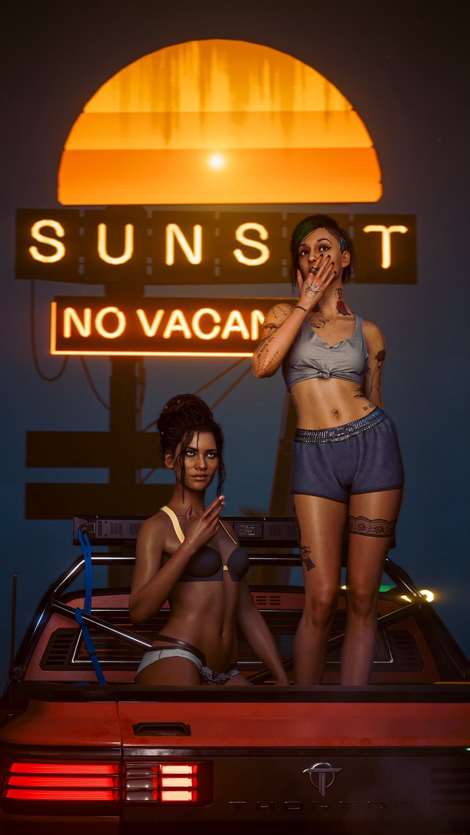 sirevanztheduke's tweet image. Panam & Judy ❤️🔥
Tap for full image ↕️
#Cyberpunk2077