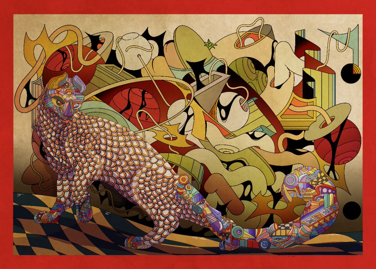 Hello everyone🔥

This is my art and current style. I love pushing it in different directions, but I’ve found that it really shines when paired with animals. Just look at how this creature and the style complement each other—it’s such a perfect match.