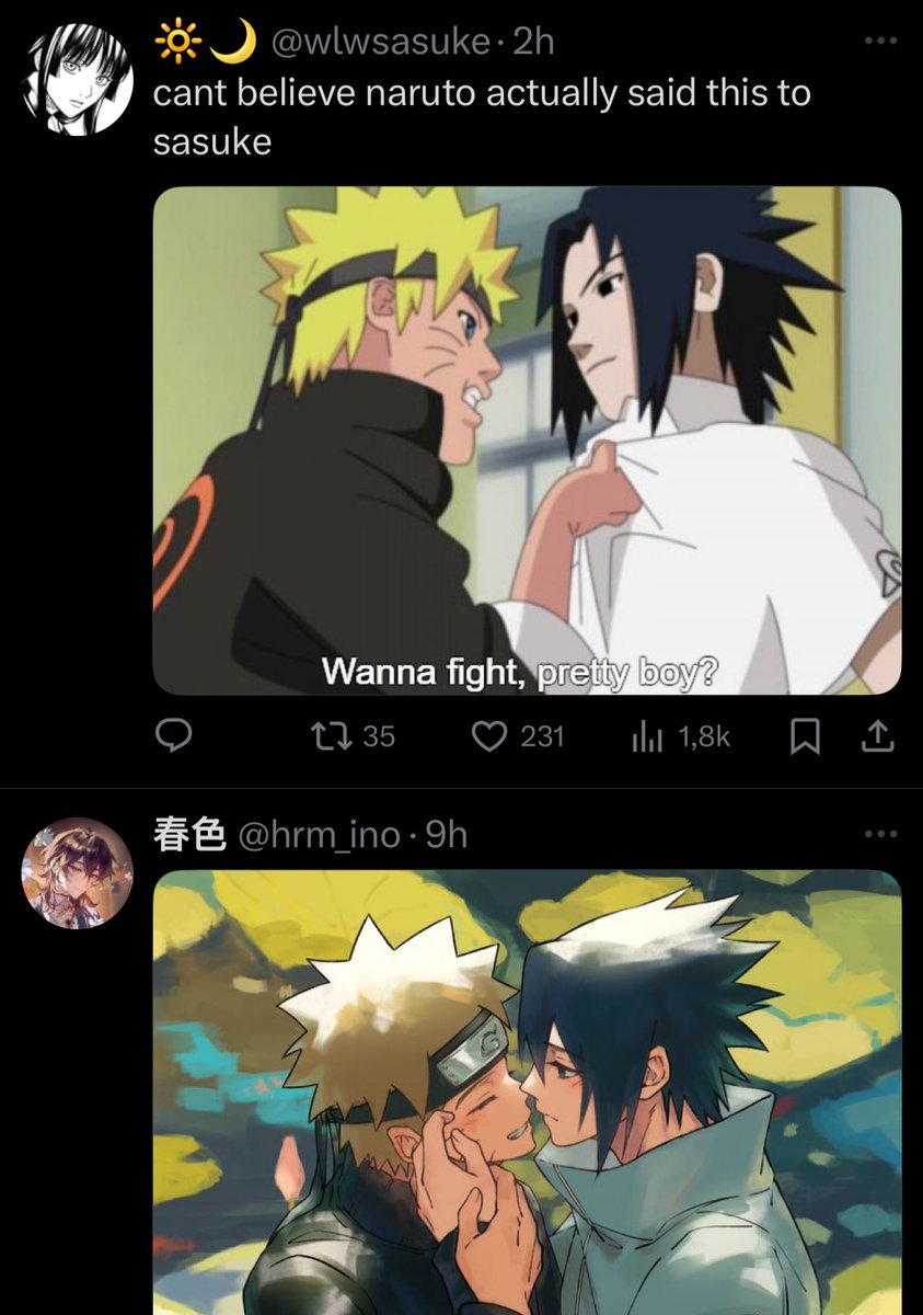 naruricanon's tweet image. scrr a TL