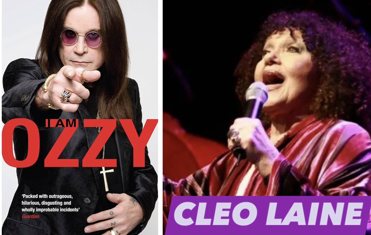 What a week, loosing two iconic vocal trailblazers! 😢🎶💔#RIP #OzzyOsbourne #CleoLaine #Rock #Jazz #Singers