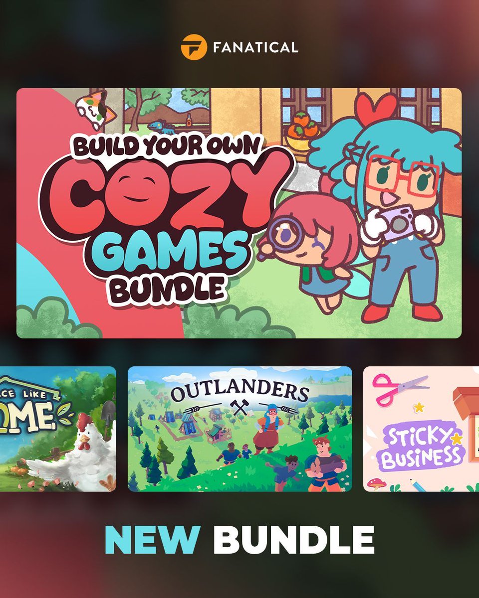 Fanatical's tweet image. Settle down and indulge in our handpicked collection of delightful cozy games in our latest bundle.
Enter your virtual haven, starting at just $4.95.
🔗 fanatical.com/en/pick-and-mi…