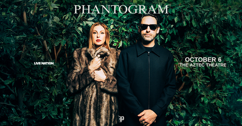 TheAztecTheatre's tweet image. 💚ON SALE NOW!💚  

Phantogram hits the Aztec Theatre stage on October 6th. Act fast - tickets will sell out! 🎫 Get yours here now: livemu.sc/4kX34cL
