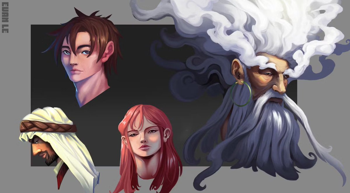 iamagco's tweet image. Character Designs Collection by Evan le - Check his profile on IAMAG Community and share your art with us : itsartm.ag/43SajMq