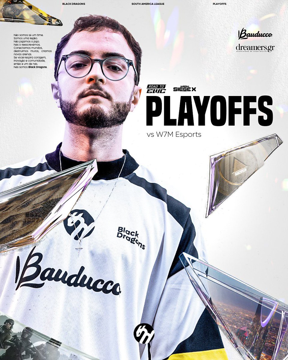 Black Dragons (@blackdragonsbr) on Twitter photo Dia de dar a vida no servidor. É tudo ou nada pela vaga na EWC 🔥
🆚 <a href="/w7mesports/">w7m esports</a>
⏰ 15:00h
🟣 twitch.tv/rainbow6br
🔴 youtube.com/@Rainbow6BR
#GoBD #BlackDragons Dia de dar a vida no servidor. É tudo ou nada pela vaga na EWC 🔥
🆚 <a href="/w7mesports/">w7m esports</a>
⏰ 15:00h
🟣 twitch.tv/rainbow6br
🔴 youtube.com/@Rainbow6BR
#GoBD #BlackDragons