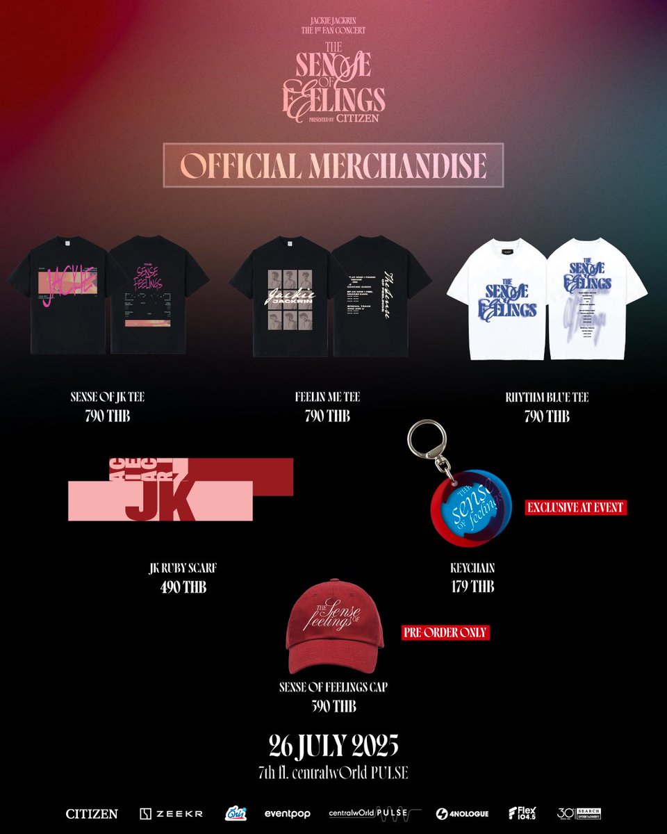 OnTheHorizonEnt's tweet image. [ #JACKIE_The1stFANCON Official Merchandise ]

เซอร์ไพรส์!✨ พบกับสินค้าพิเศษที่มีเฉพาะงานนี้เท่านั้น “The Sense Of Feelings KEYCHAIN!” 🥳🎉 พรุ่งนี้มาพบกันที่บูธ OTH สินค้าที่ทุกคนรอคอยกำลังคอยให้ทุกคนจับจองเป็นเจ้าของอยู่ แต่สินค้าทุกชิ้นมีจำนวนจำกัดน้า…