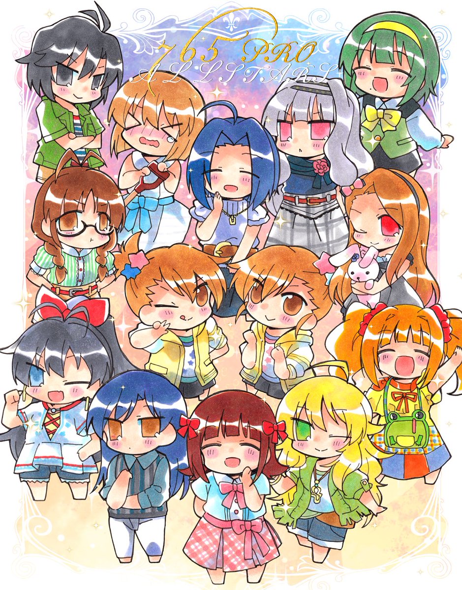 アイドルマスター20周年おめでとうございます！！🎊
私はアイマスに出会って14年くらいですが、本当に出会えて幸せです！！！
これからもどうぞよろしくお願いしますーっ！ζ*'ヮ')ζ

#アイマス20周年おめでとう