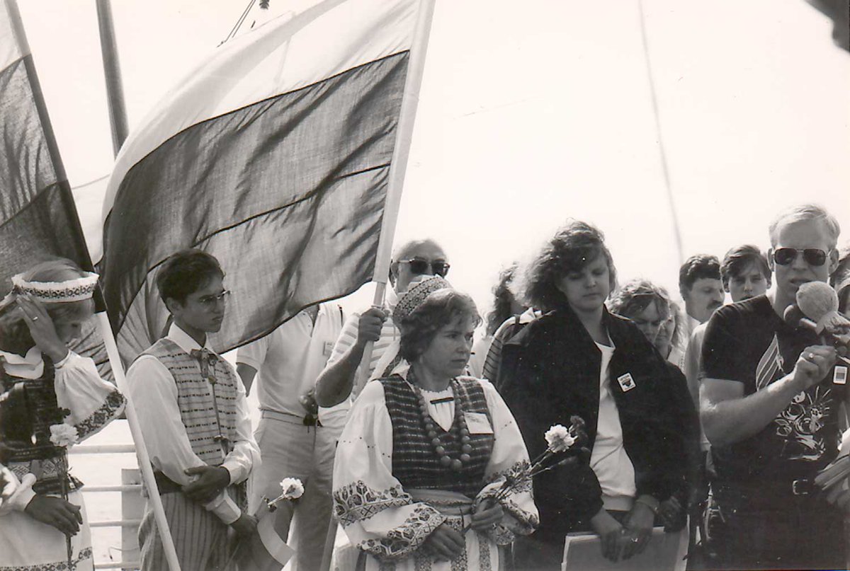Latvian_MFA's tweet image. “A provocation from the West!” - this how the Soviet regime’s propaganda labeled a daring event. 4⃣0⃣ years ago, on 26 July 1985, representatives of the Baltic diaspora set out on a peaceful, yet fairly risky, aboard the Baltic Peace and Freedom Cruise along the coasts of…
