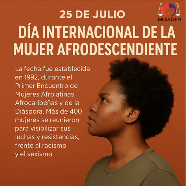 FAOPERU's tweet image. 💪🏾 Hoy, #25deJulio, honramos la fuerza y resistencia de las mujeres afrodescendientes, afrolatinas y afrocaribeñas. Desde la @mesagenperu reafirmamos nuestro compromiso con su lucha por una vida libre de violencias y discriminación.
Visibilicemos. Respetemos. Transformemos.
