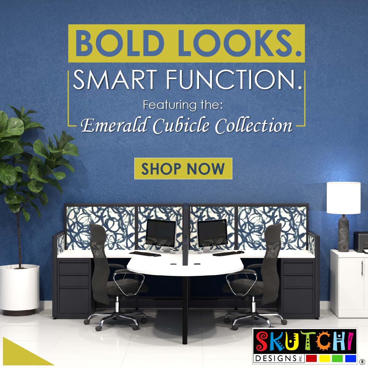 SKUTCHI's tweet image. Bold looks. Smart function.
The Emerald Cubicle Collection combines sleek lines, privacy, and flexible design.
📞 888-99-DESKS
🛒 bit.ly/44dgV9Y
bit.ly/3RHANuy
#officedesign #cubicles #SKUTCHI