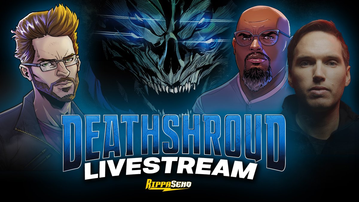Rippaverse Comics (@therippaverse) on Twitter photo RippaSend | Deathshroud Talk with Chad Larsson & Caanan White
At 2 PM Central on our YouTube channel, Rippaverse Creative Manager, <a href="/Dokumaandrew/">NDAndrew</a>, sits down to talk with ๐ @Deathshroud creator <a href="/ChadLarsson/">Chad Larsson</a> and Rippaverse Art Director <a href="/Cap_White/">Caanan_White here to create and inspire!๐ค๐พ*</a> to chat about the creative process RippaSend | Deathshroud Talk with Chad Larsson & Caanan White
At 2 PM Central on our YouTube channel, Rippaverse Creative Manager, <a href="/Dokumaandrew/">NDAndrew</a>, sits down to talk with ๐ @Deathshroud creator <a href="/ChadLarsson/">Chad Larsson</a> and Rippaverse Art Director <a href="/Cap_White/">Caanan_White here to create and inspire!๐ค๐พ*</a> to chat about the creative process
