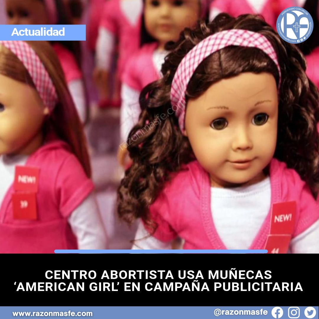 razonmasfe's tweet image. 📰Una clínica de abortos en New Hampshire causa polémica al promocionar sus servicios usando muñecas American Girl, tradicionalmente dirigidas a niñas menores de 12 años, para anunciar procedimientos médicos y productos sexuales.
➕ info: razonmasfe.com/centro-abortis…