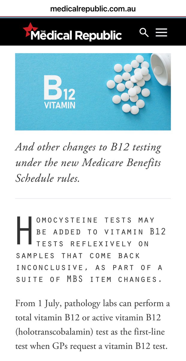AwarenessB12's tweet image. medicalrepublic.com.au/homocysteine-a…