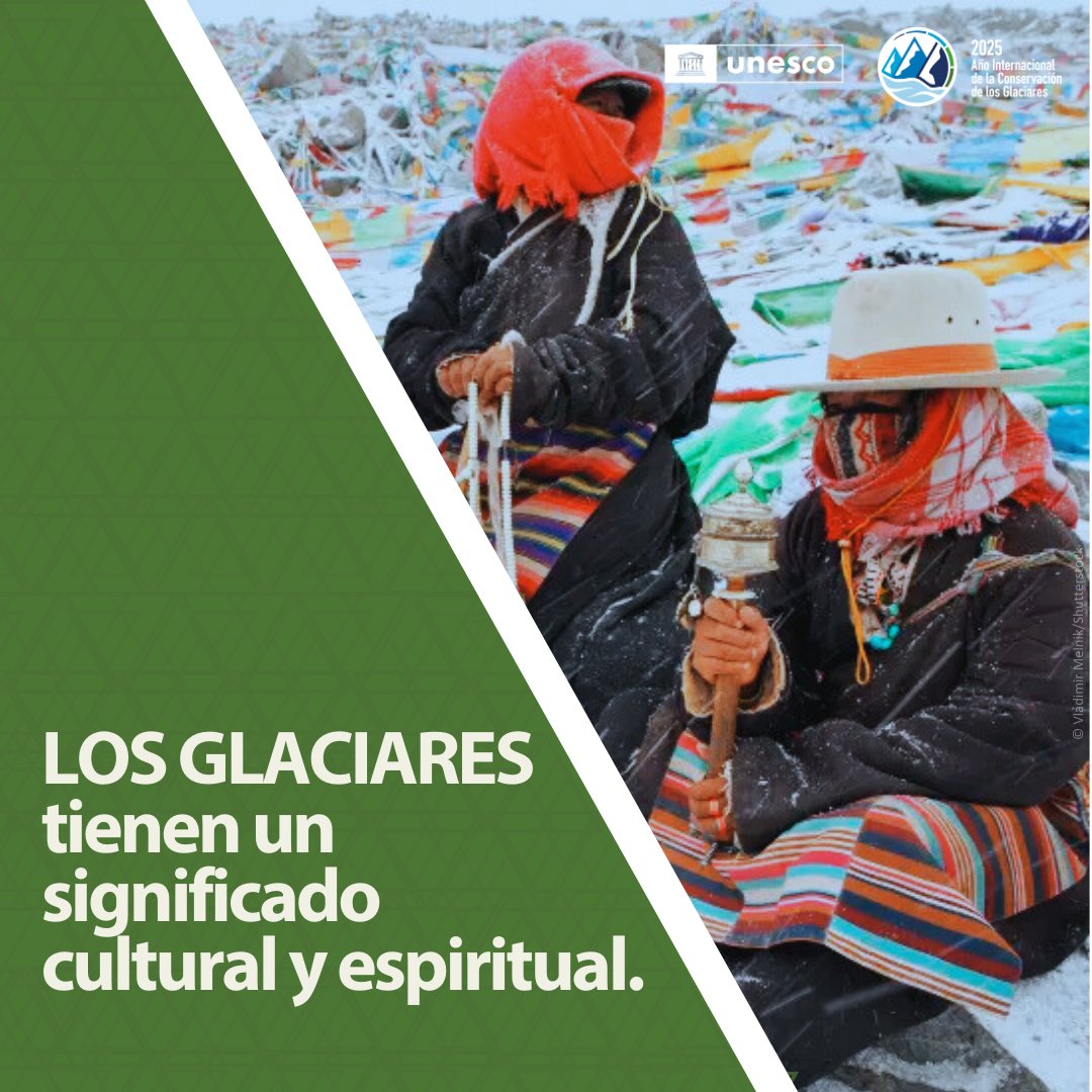 UNESCOMexico's tweet image. 🏔️❄️Las acciones globales por los #glaciares son urgentes debido a su papel en el sistema climático y el ciclo hidrológico mundial, y las repercusiones múltiples de los cambios en la criosfera de la Tierra.
Descubre más en el #AñodelosGlaciares:
➡️ f.mtr.cool/pdwpcchrdk