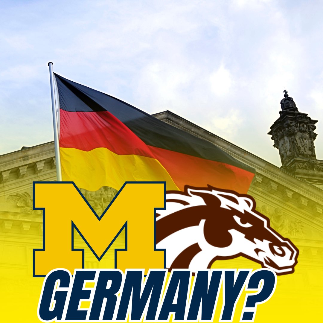 DetroitJoeChapp's tweet image. Michigan is in talks to start their 2026 season with a game in Germany against Western Michigan 🇩🇪
The matchup would be held at Deutsche Bank Park, a 55,000-seat stadium that has hosted several NFL games.