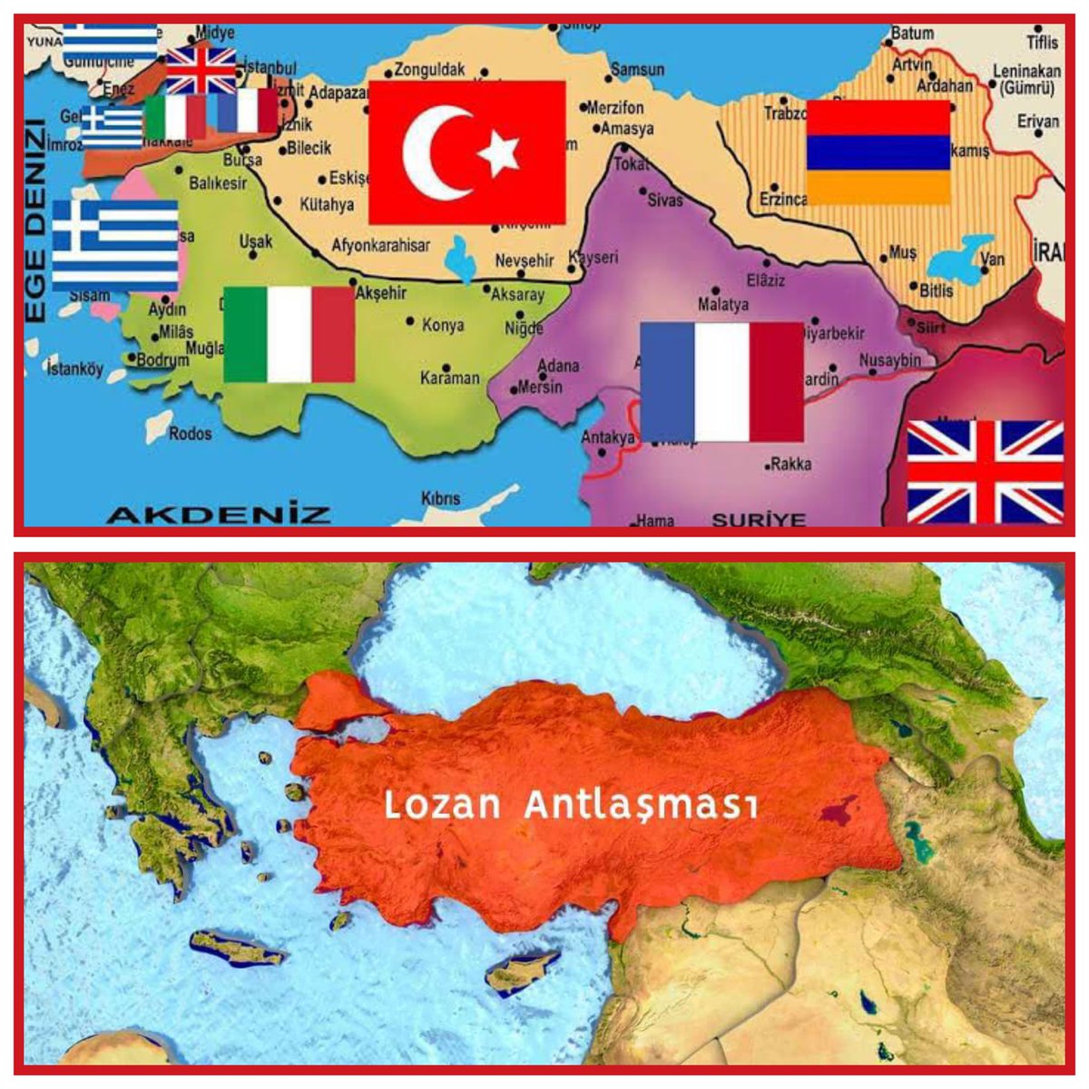 Biri Sevr,
Biri Lozan. 
Sevri kim istemez, Lozanı kim istemez. 
Gerisi size ait...