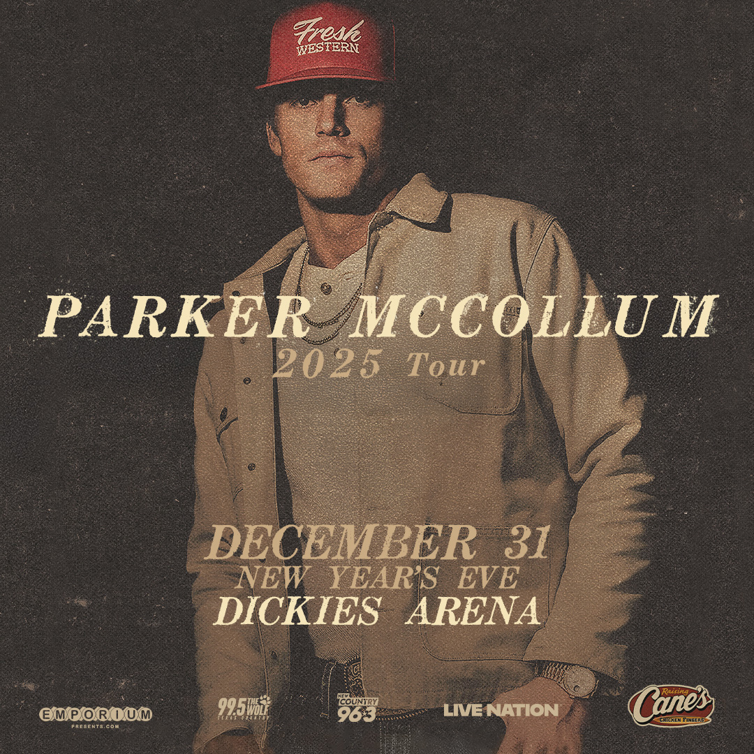 Dickies Arena (@dickiesarena) on Twitter photo On sale now!!
Grab your tickets to the <a href="/ParkerMcCollum/">Parker McCollum</a> Tour presented by New Country 96.3 and 99.5 The Wolf โ at Dickies Arena on New Years Eve!! ๐พ
๐๏ธ Donโt miss out on the party of the year. Link in bio. On sale now!!
Grab your tickets to the <a href="/ParkerMcCollum/">Parker McCollum</a> Tour presented by New Country 96.3 and 99.5 The Wolf โ at Dickies Arena on New Years Eve!! ๐พ
๐๏ธ Donโt miss out on the party of the year. Link in bio.
