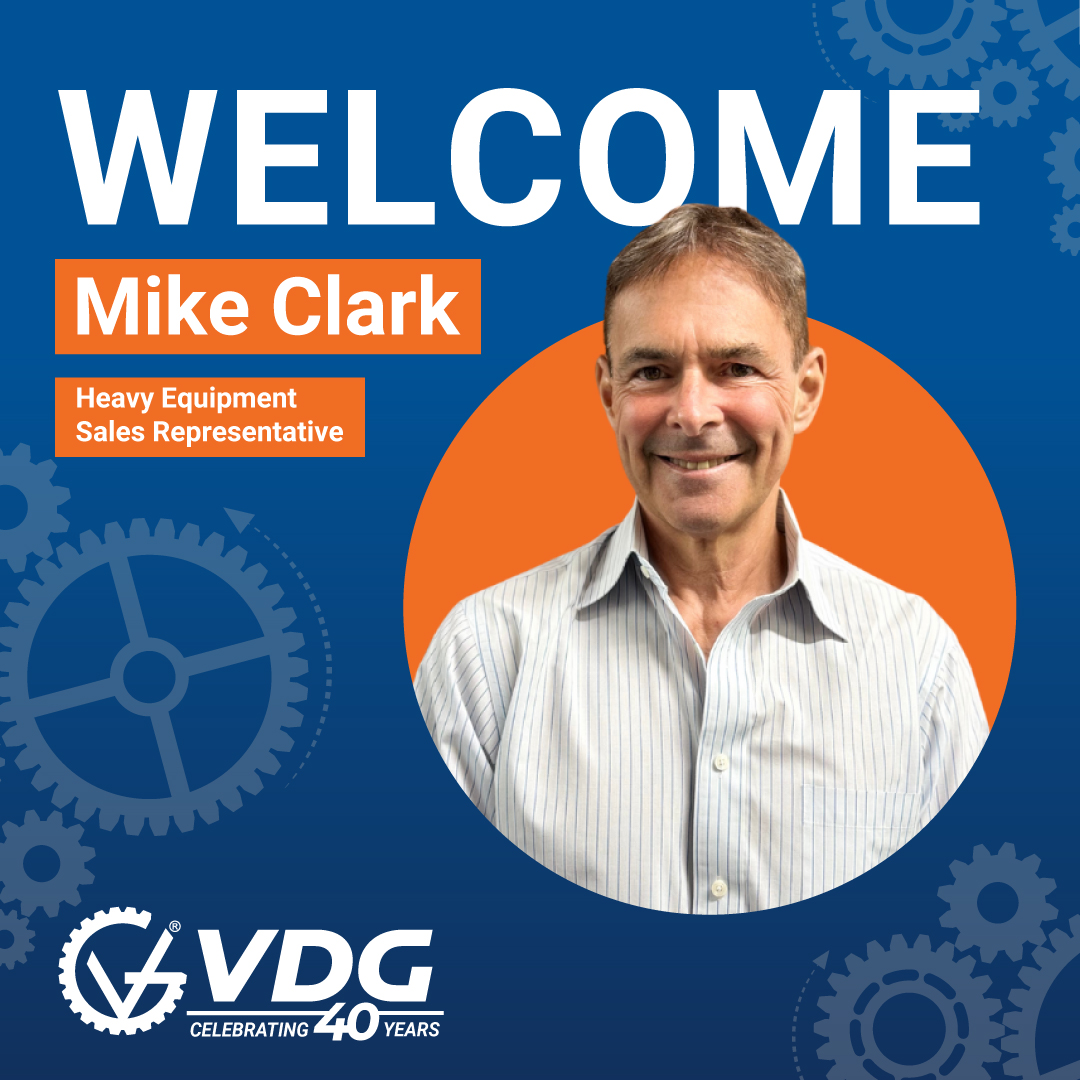 We're excited to welcome Mike Clark to the VDG team as our new Heavy Equipment Sales Representative for the Southeastern U.S.! 🇺🇸

His addition supports our continued growth and reflects VDG’s commitment to strengthening customer support and expanding our presence in the region!