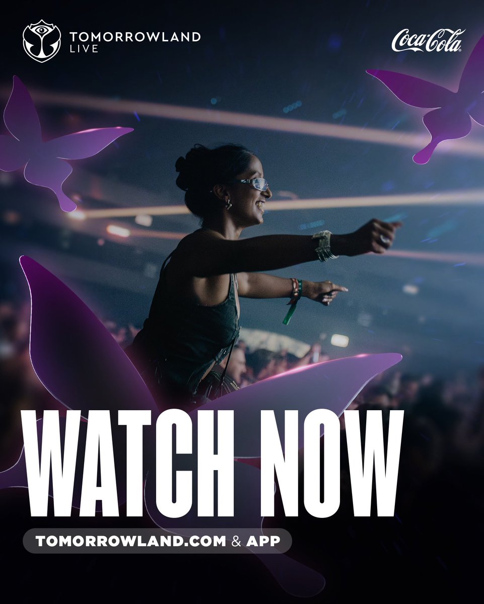 Experience the magic of Tomorrowland 2025 now live at tomorrowland.com. Together with Coca Cola.