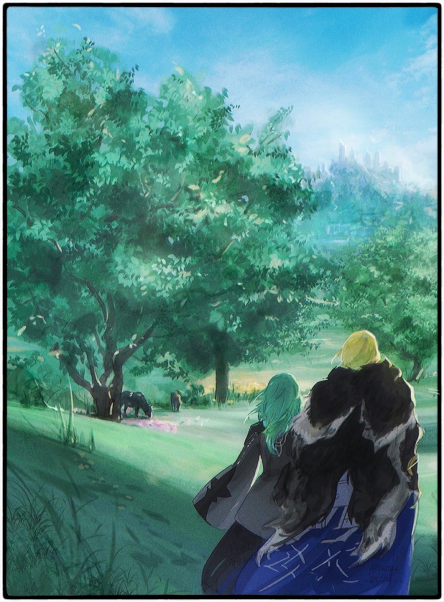 Happy 6th💙💚
#FE風花雪月6周年 #ディミレス