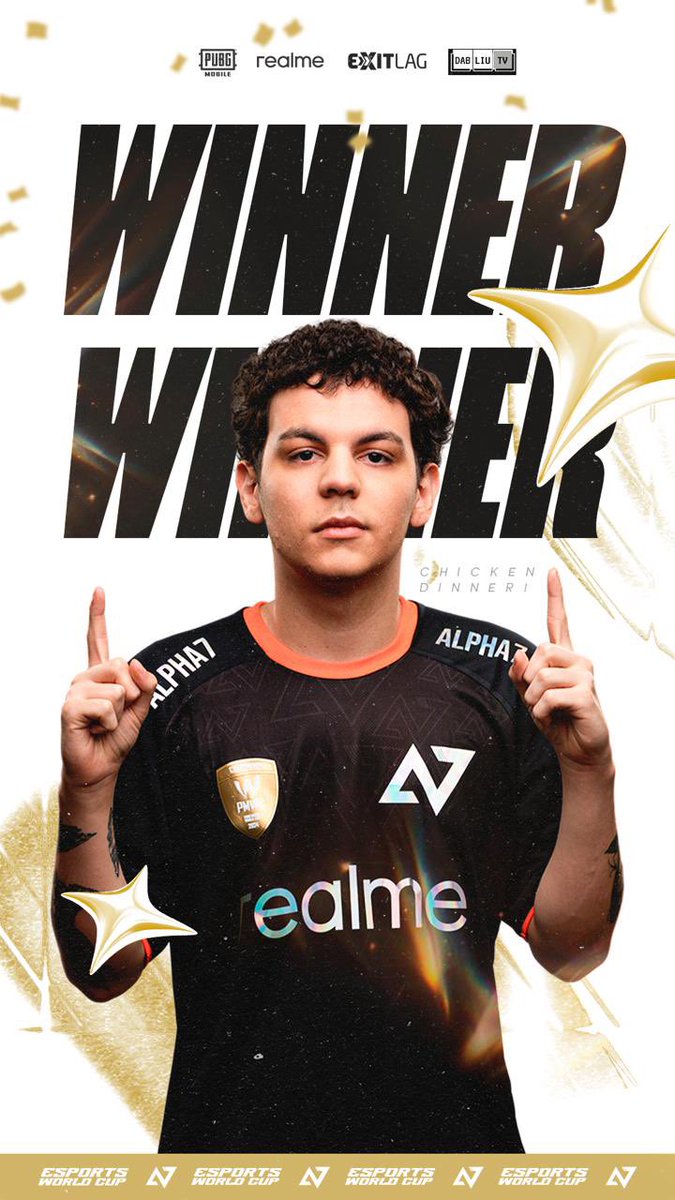 Alpha7_esports's tweet photo. MAIS UM WWCD! 🔥🧡
Estamos voando, família!
O topo é o nosso lugar. 🏆

#wwcd #goalpha7 #PUBGMOBILE #EWC https://t.co/Uz1vUs573y