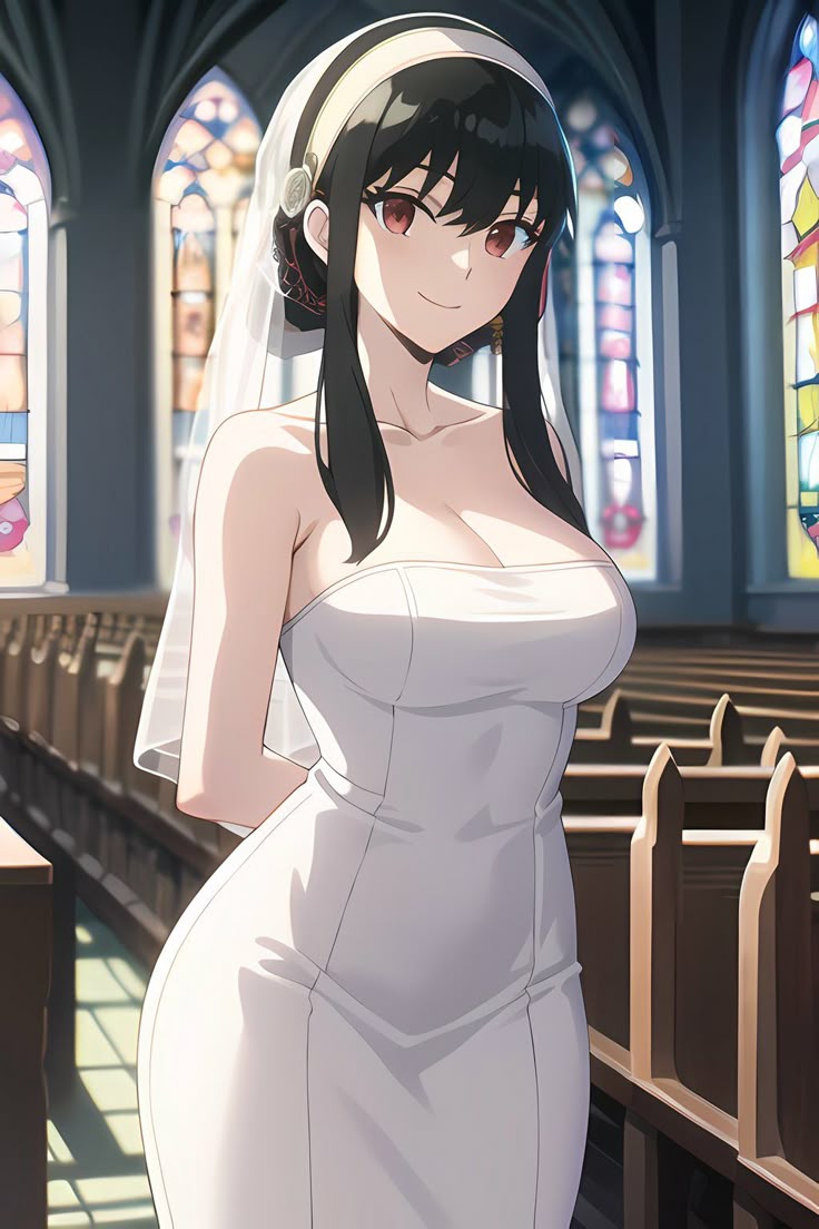 AnimeUniX324's tweet image. A beautiful bride standing gracefully in the chapel | Spy x Family
Yor Forger 💍❤️
#SpyxFamily #YorForger #AnimeBeauty