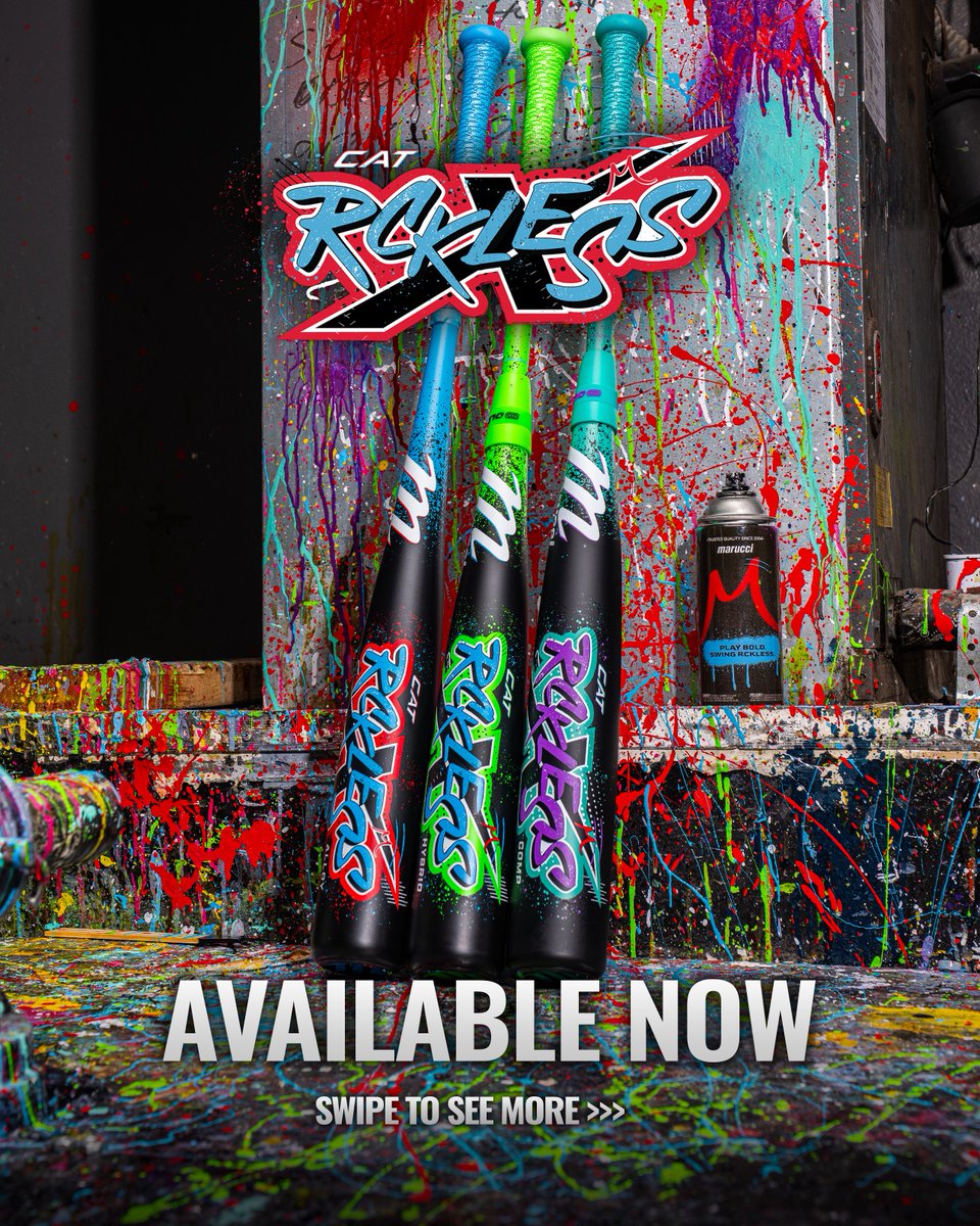 MarucciSports's tweet image. Play Bold. Swing RCKLESS.