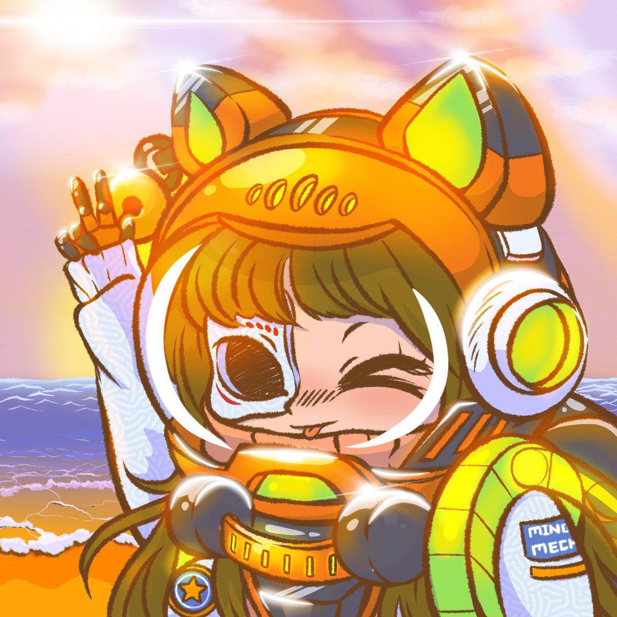 MingleMech's tweet photo. Long time no see~~~🧡 https://t.co/HhheS4PR9T