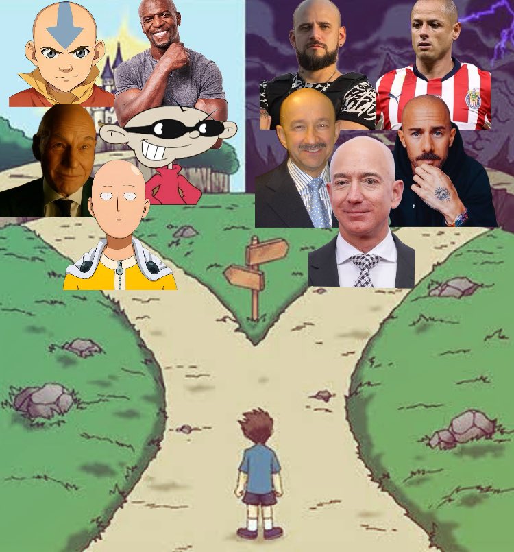 La lección de todo esto es que hay que elegir sabiamente el pelón que deseas ser
