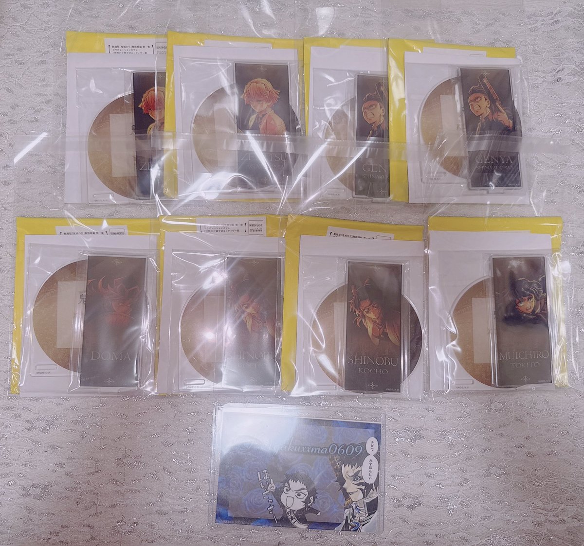 ┈┈┈┈┈┈♡交換取引♡┈┈┈┈┈┈

鬼滅の刃 無限城編 キービジュアル ランダムアクリルコースター アクコ アクリルスタンド A 

譲┊しのぶ、玄弥、童磨、善逸、無一郎
求┊アクスタＡ 獪岳 

⿴ 纏めての方優先

異種交換で難しいかと思いますが条件合う方いましたら宜しくお願い致します🌸