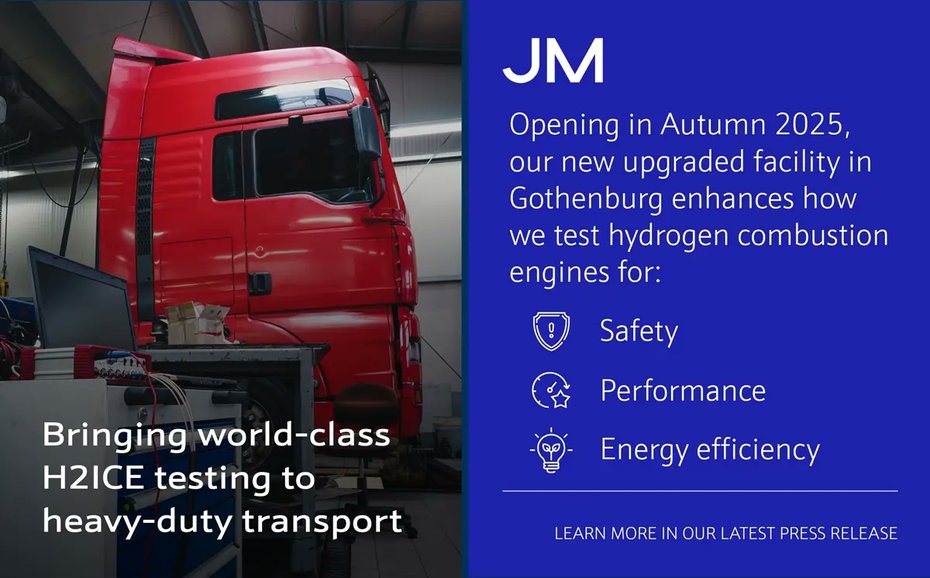 fuelcellsworks's tweet image. Johnson Matthey to open #hydrogen engine testing facility in Gothenburg
#HydrogenMobility #SustainableTechnology #CleanTech #H2 #HydrogenNews
fcw.sh/FoTjwN