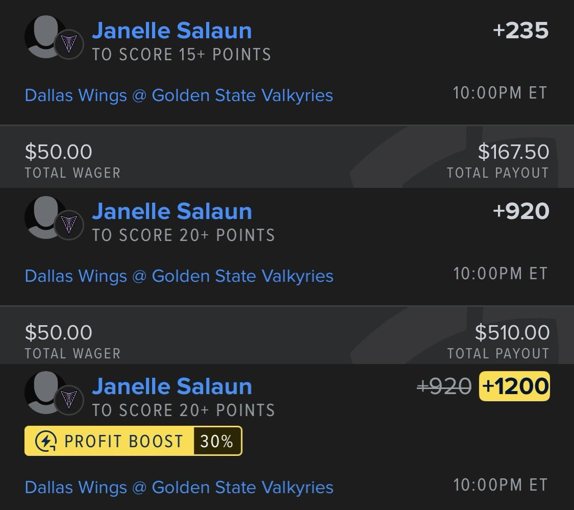 fitzmagic13's tweet image. Happy Janelle Salaun Day‼️
Free week in @BTBSupport for anyone who guesses how many points she drops tn! ⬇️
whop.com/beat-the-books…