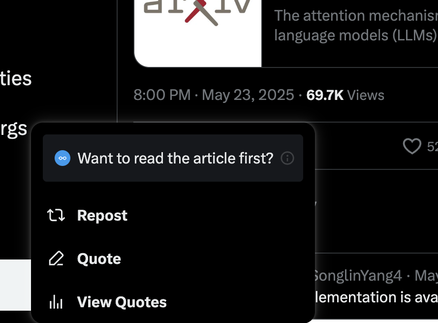 wAIeedatallah's tweet image. X subtly cooking me for not reading the article before reposting