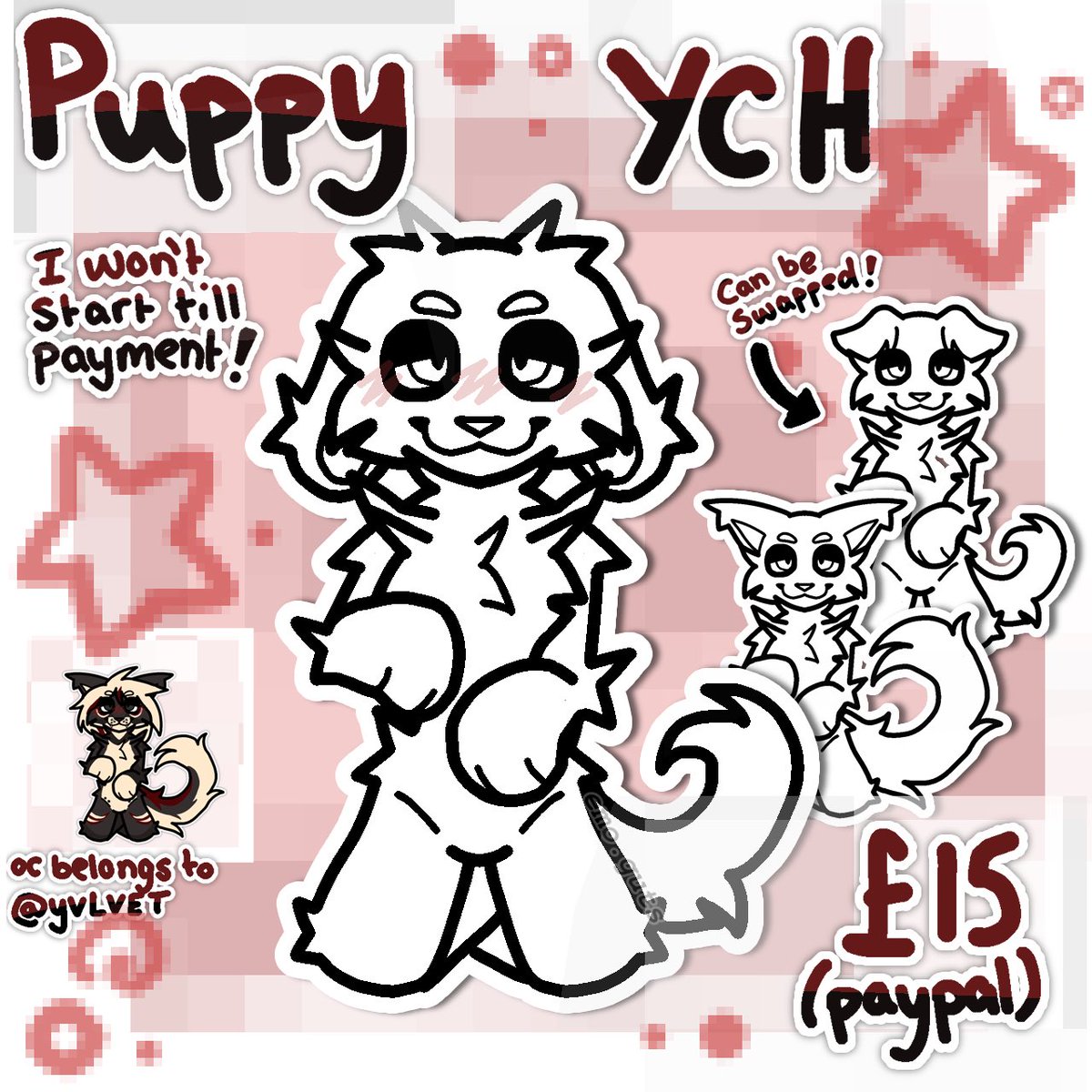 sunsceneflower's tweet image. silly YCH :33 i can always completely change the ears / tail depending on the complexity 💞