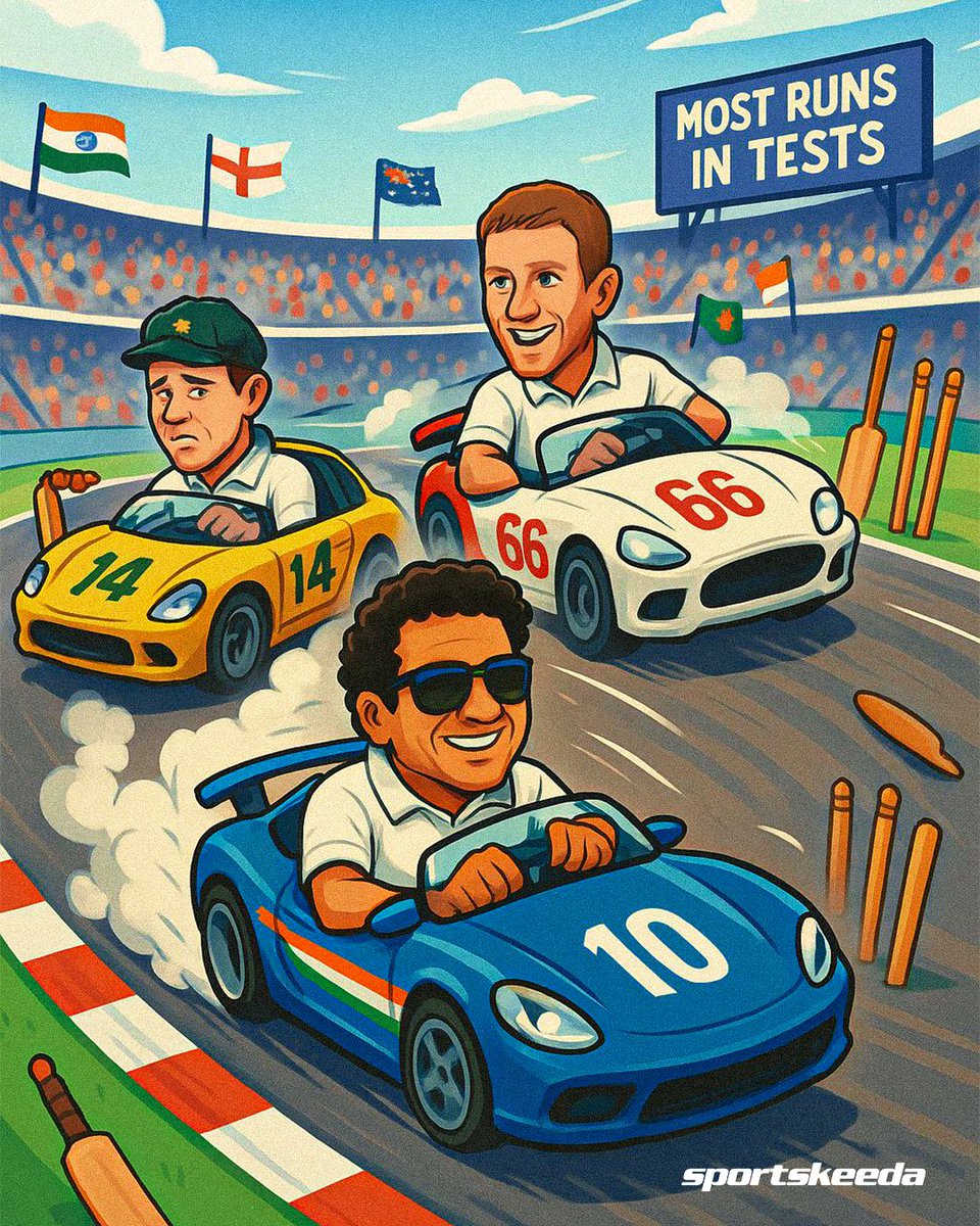 Vroom, vroom! 🚗💨

Joe Root shifts into top gear and overtakes Ricky Ponting in the race for the most Test runs! 🔥

Next stop: Sachin Tendulkar! 🐐

#ENGvIND #JoeRoot #TestCricket #Sportskeeda