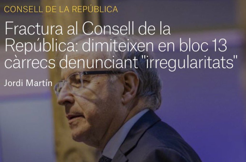 ‼️És evident que ja no respon al moment actual. Una estructura pensada per a una altra etapa pot resultar avui profundament desubicada i poc útil.