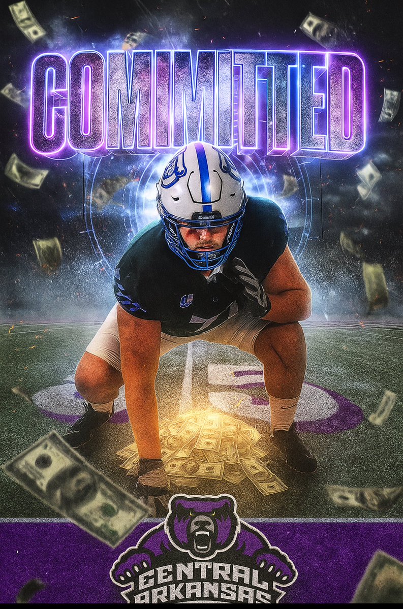#AGTG I’m excited to announce my commitment to The University of Central Arkansas! ROLL BEARS! 

<a href="/Trey_Teeter/">Trey Teeter</a> 
<a href="/CoachGBoykin/">Gunnar Boykin - UCA</a> 
<a href="/PIAthletes/">Coach James Tabor</a> 
<a href="/UCA_Football/">𝗨𝗖𝗔 𝗕𝗘𝗔𝗥𝗦 𝗙𝗢𝗢𝗧𝗕𝗔𝗟𝗟</a>