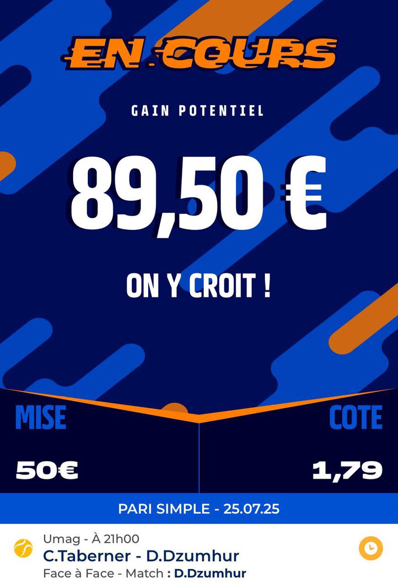 TONTONSEB10's tweet image. MONTANTE x10 DE TONTON ! ❤️🏆

vm.tiktok.com/ZNduqhCfS/

PALIER 1 : 50€➡️89,50€

❤️ et commente sur TikTok 

25€ a gagné parmis les commentaires TikTok 🏆🚀

#TeamParieur