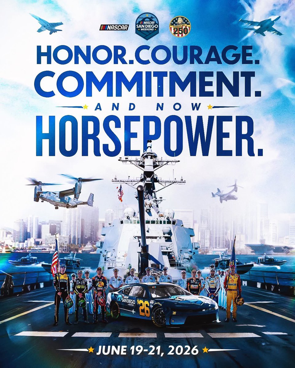 With the recent news of <a href="/NASCAR/">NASCAR</a> coming to Coronado next year, I couldn’t be more excited. However, it’s more than just another race. It’s personal.

As the first active-duty Marine to ever compete in NASCAR, seeing this historic event land at Naval Base Coronado for the <a href="/USNavy/">U.S. Navy</a>’s