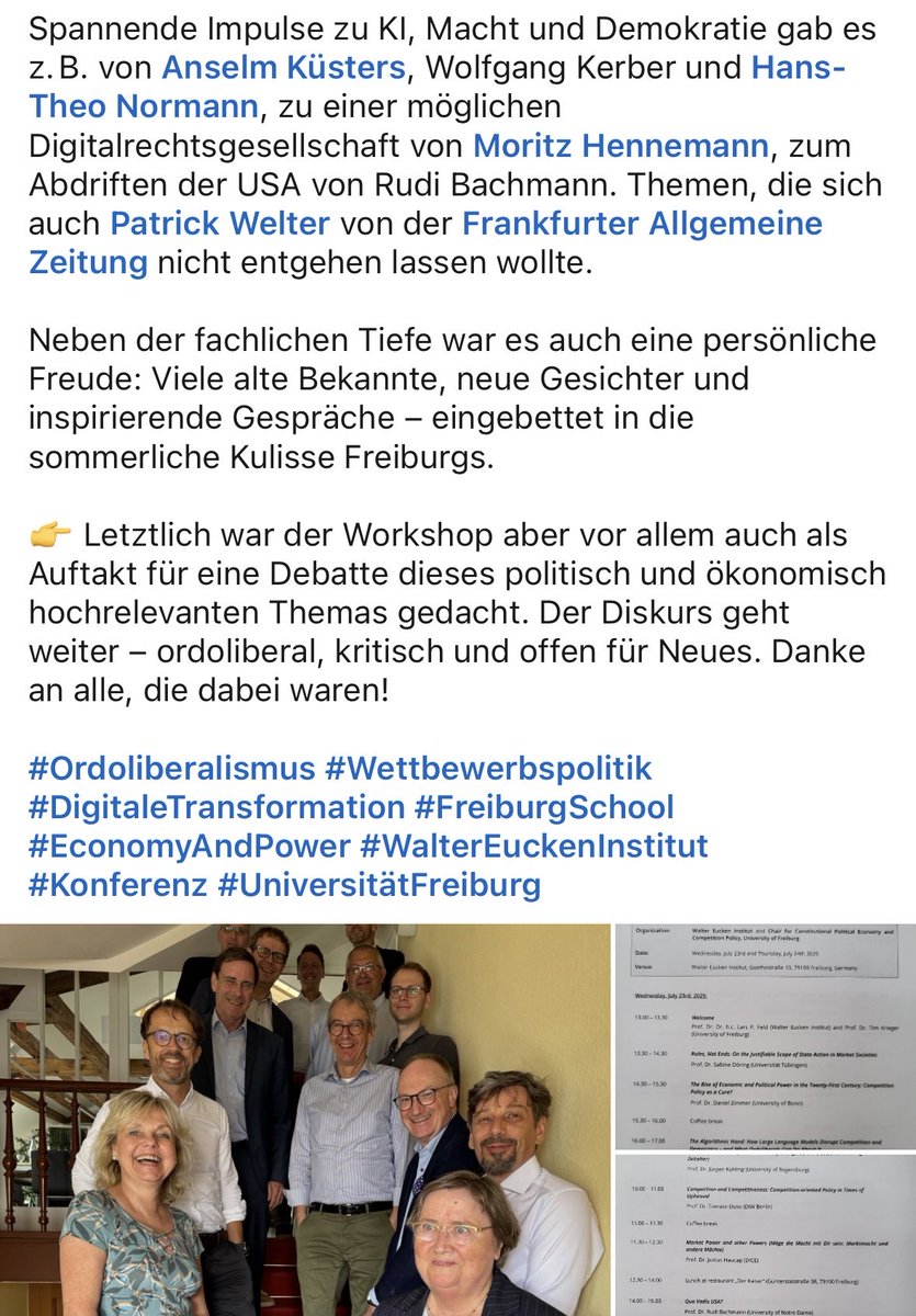 sabinedoering's tweet image. Econ Meets Law Meets Philosophy. Triple the trouble, triple the fun.
