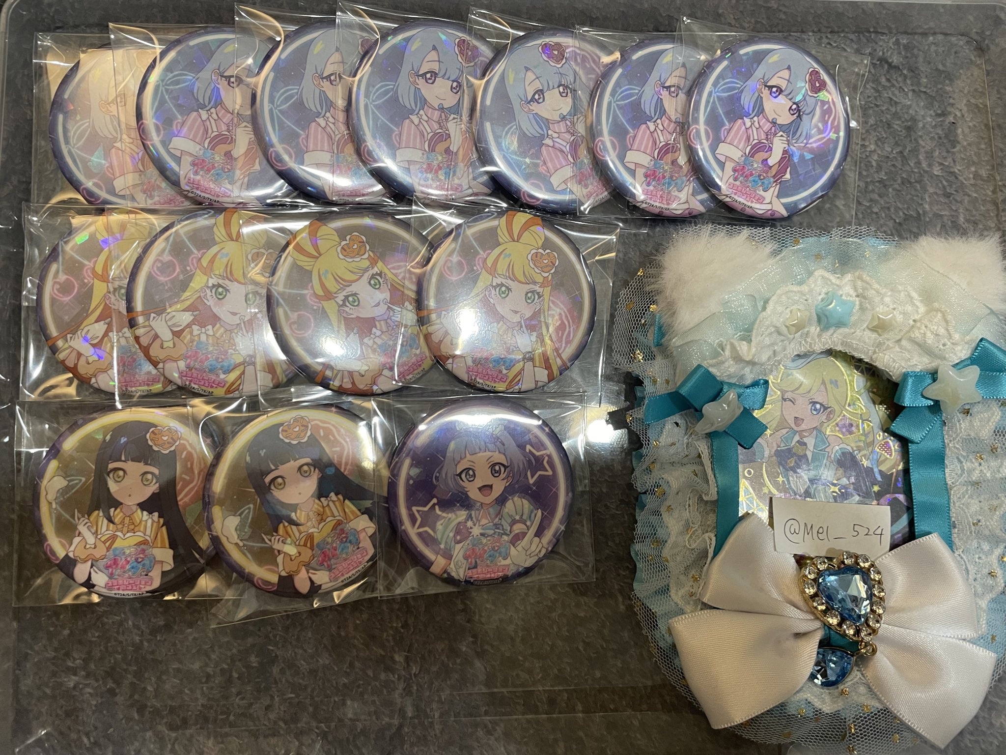 アイプリ アモカフェ AMOCAFE すばる 缶バッジ ホロ ノーマル セット 本日発送 ひみつのアイプリ アイプリカフェ アモカフェ すばる