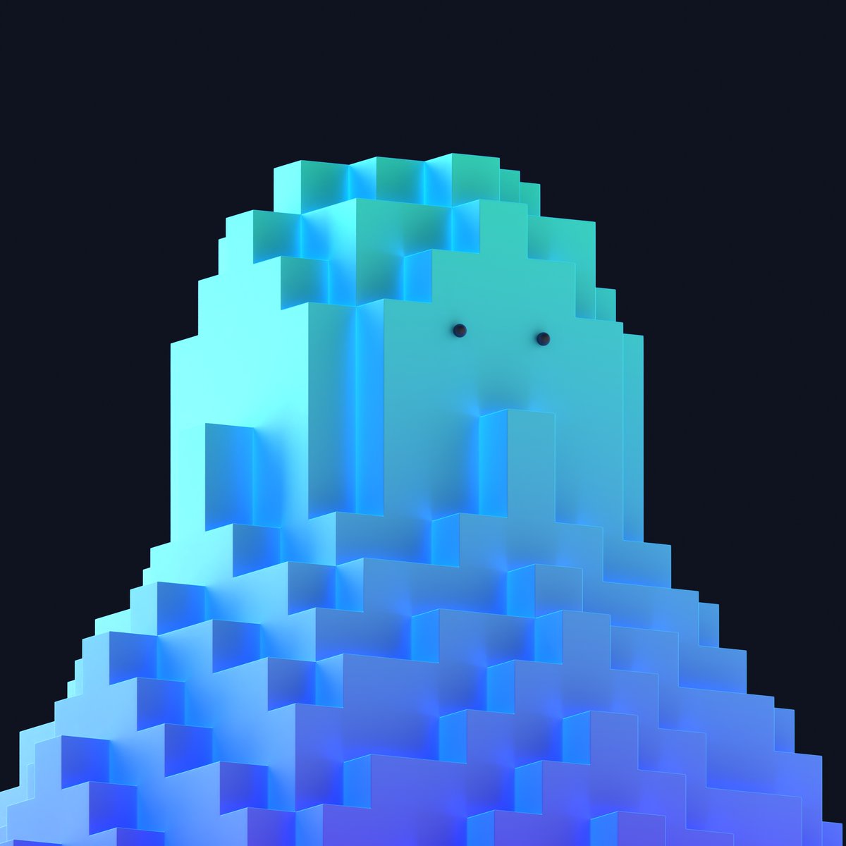 The Voxel is stepping out of the shadows 🔷

A single cube, silent and exact. Less than an image, more than a shape. The first whisper of three dimensions.

It doesn’t smooth its edges or hide its math. Every angle speaks. Every surface carries weight.

From a distance, it holds