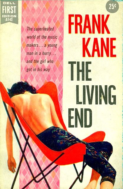PaprbackWarrior's tweet image. While most of Frank Kane's work are hard-boiled crime novels, there are two distinctions: Juke Box King (1959) and The Living End (1957). Both of these titles are centered around the music business with an emphasis on radio and the disc-jockey profession. Read my review of THE…