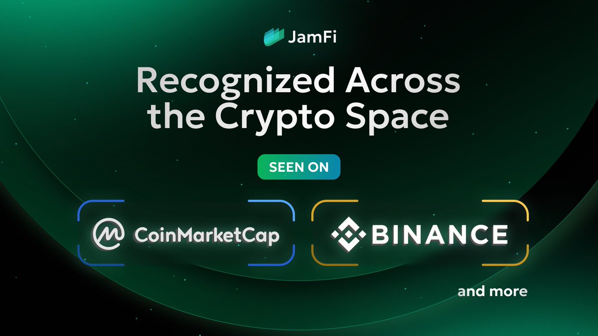 JamiiFinance's tweet image. Big News: JamFi is getting noticed — globally

We’re proud to share that major crypto and finance platforms are starting to talk about us

Articles about JamFi are now being published on:

- Investing
- CoinMarketCap
- Binance
- Crypto News
- Barchart
and many others

This is a…