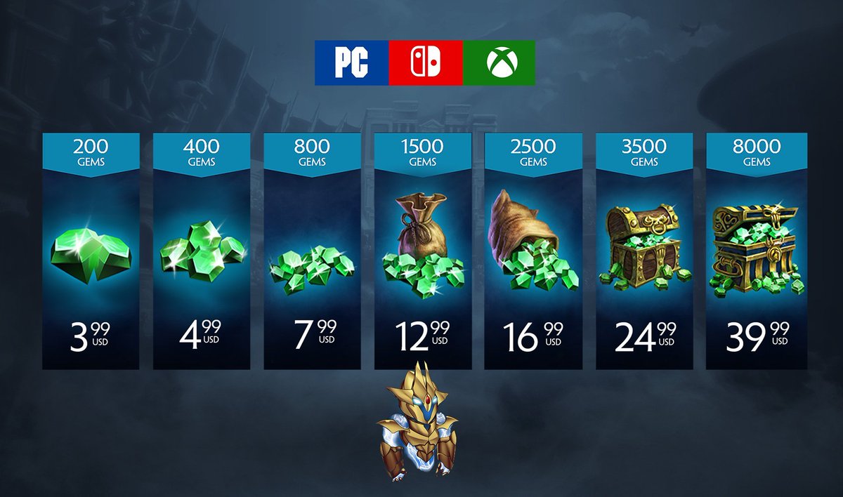 SMITECodes's tweet image. Buy your #SMITE Cheap gems at the best price! 
    
Available for #PC, #NintendoSwitch &amp;amp; #Xbox

Place your order at smitecodes.com