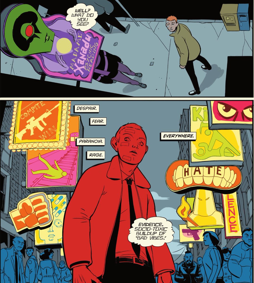 Gossip Girl (@danthemcmahon) on Twitter photo I caught up on Absolute Martian Manhunter last night. If you don’t think <a href="/DenizCamp/">Deniz Camp</a> and <a href="/javiercaster/">Javier Rodríguez</a> are on some higher wavelength of artistic creation, you aren’t reading enough of their work.
DAN I caught up on Absolute Martian Manhunter last night. If you don’t think <a href="/DenizCamp/">Deniz Camp</a> and <a href="/javiercaster/">Javier Rodríguez</a> are on some higher wavelength of artistic creation, you aren’t reading enough of their work.
DAN