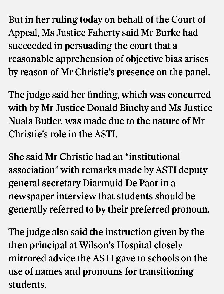 KarlMartinIrl's tweet image. Burke boys back in town!
@EnochBurke stunning win today as Court of Appeal upholds his claim that pro-Trans cult ASTI teachers’ union are not neutral in his case.
@TheCountessIE @AdamsSandr4794 @_QueenMeabh
@paddyjogorman
@AllisonPearson
Play Loud!
👉 m.youtube.com/watch?v=5_xqb4……