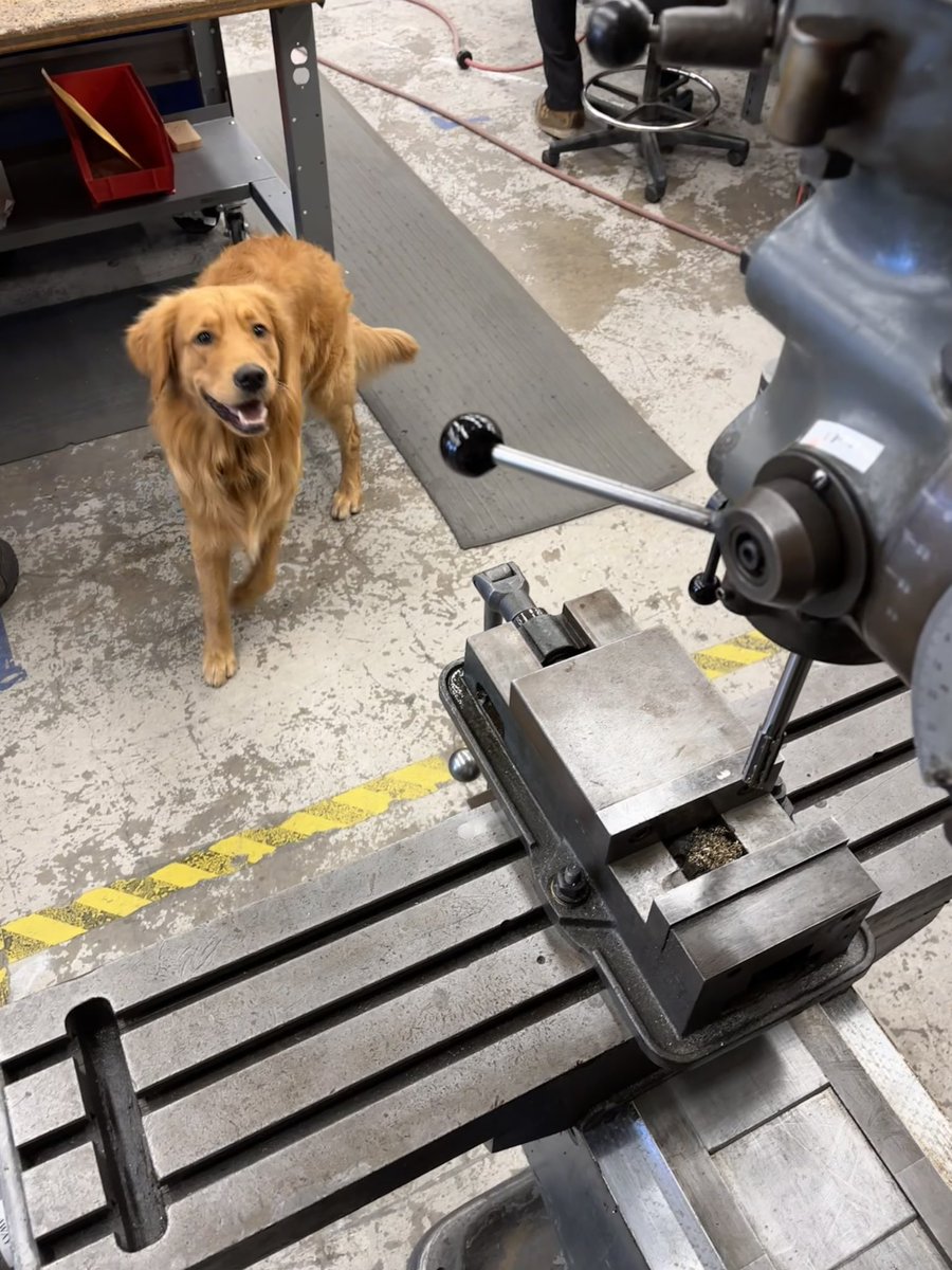 gallagherchase's tweet image. Do you remember how to use the vertical mill or do you need a refresher?