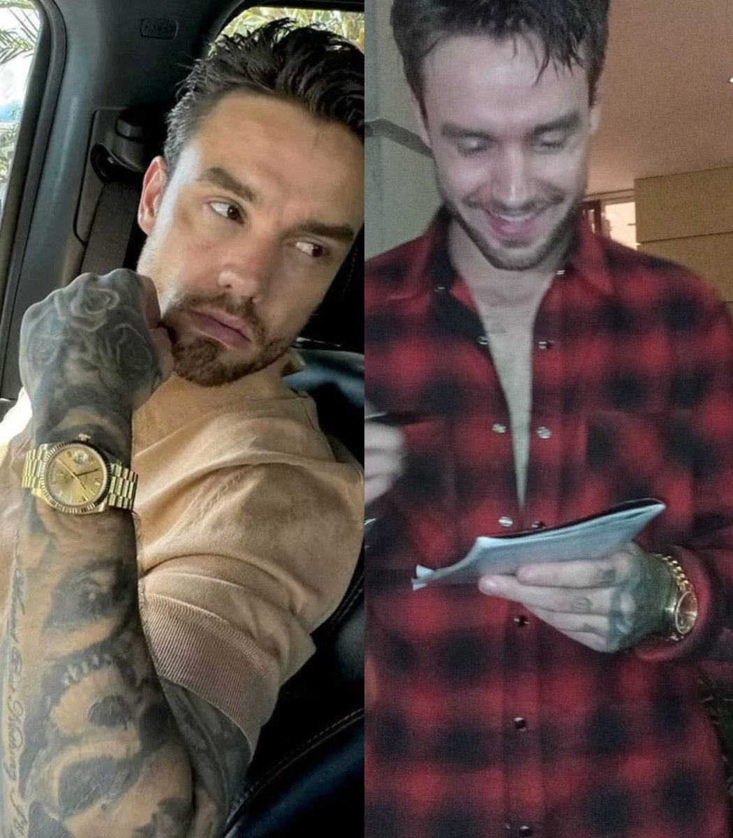 VickyNicole3's tweet image. ‼️Liam and the “missing” Rolex‼️
Most people have seen the image taken between 3:24 and 3:54 AM on October 14th. It shows Braian (allegedly in the white shirt) arriving at CasaSur and meeting a man in front, believed to be Liam.
(Side note: “Braian” — his right foot seems to be…