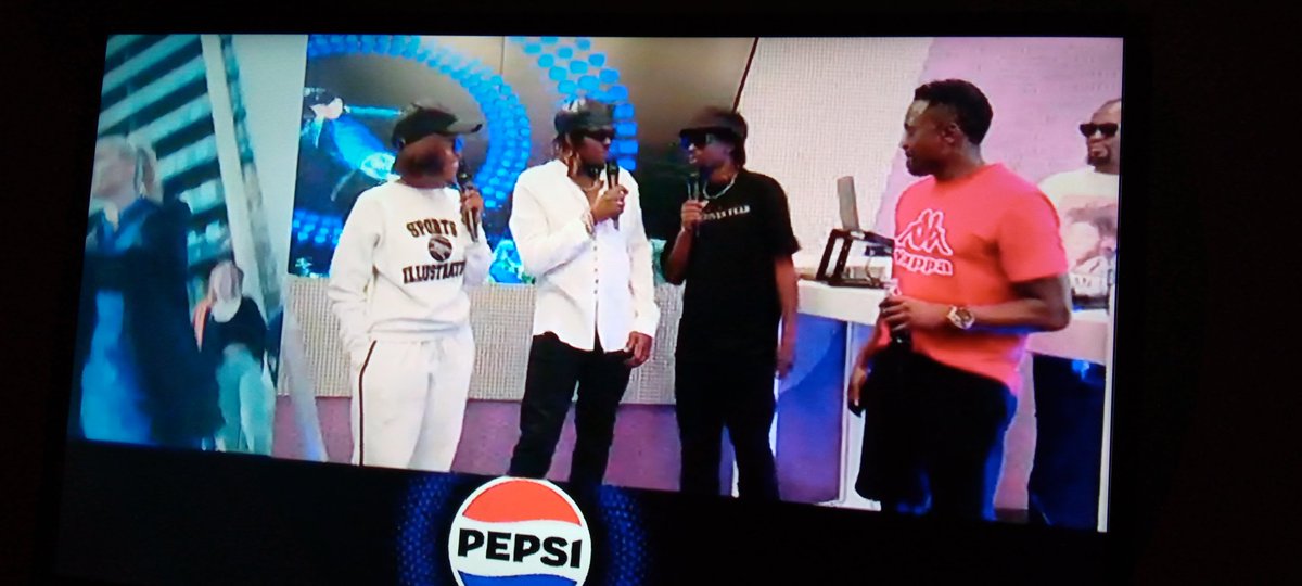ogwokmaurice's tweet image. DJ Michael jumpstarting @NTVTheBeat into the weekend party moods with @lynda_ddane @dagy_nyce @SammyWetala